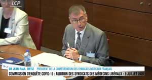 Audition de la CSMF par la commission d'enquête Covid de l'Assemblée Nationale