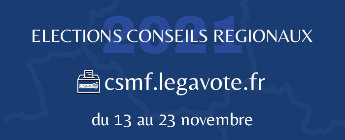 Elections conseils régionaux CSMF