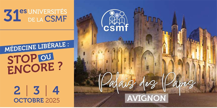 31 ème université CSMF avignon